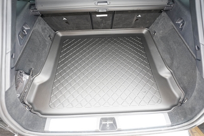 Evolution Vehicle Spares Tailored Boot Liner For Mercedes-Benz EQE (2022-2026) - Waterproof Black Tray